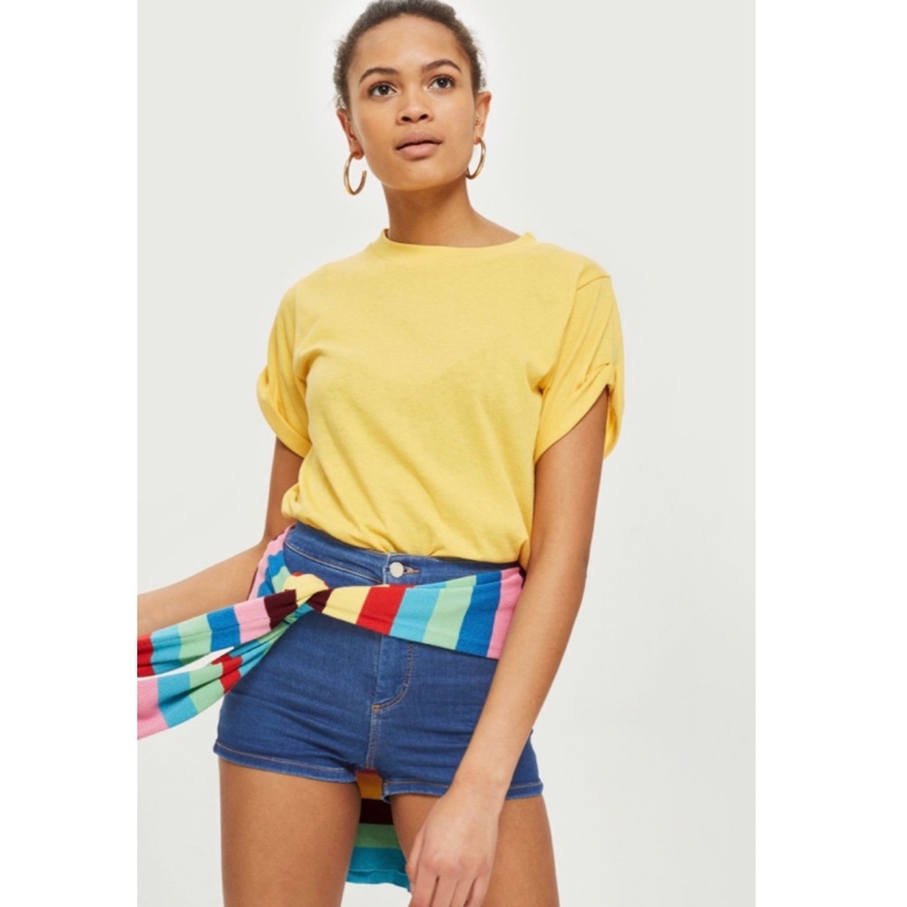 Topshop Joni Super High Waist Shorts